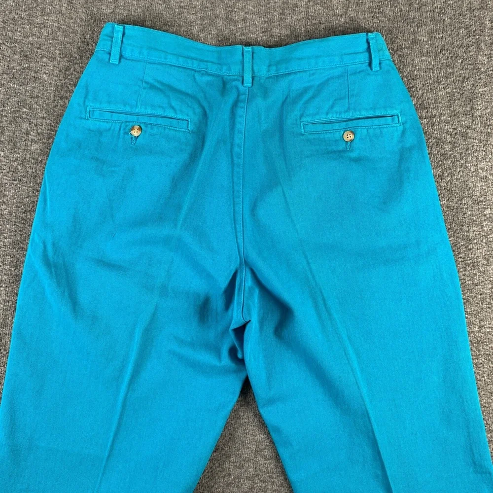 Vintage Polo Ralph Lauren Double Pleat Pants Men 31x35 Blue Old Money 90's USA